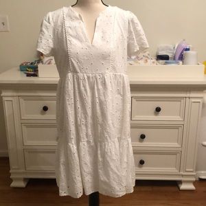 White Eyelet Dress